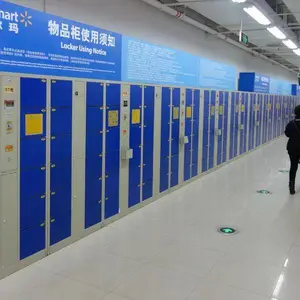 昆明存包柜超市存包柜 临时存放柜条码存包柜厂家