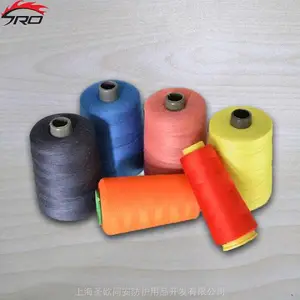【芳纶材质阻燃缝纫线】阻燃类服装用缝纫线-强度高阻燃耐高温可在260摄氏度下长时间使用,无熔融无熔滴