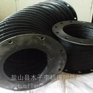 缝制钢圈伸缩护罩丝杠保护套 伸缩式滚珠丝杠保护套