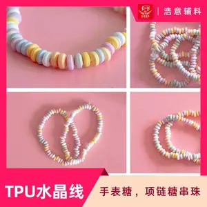 现货TPU水晶弹力线 透明串珠线 弹力好透明度高