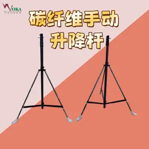 15米拉拔式碳纤维升降杆 轻量手动升降天线桅杆避雷针