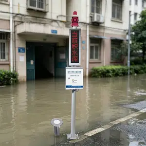 隧道出入口积水实时监测内涝站点 积水超阈值自动声光告警设备