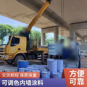 学校医院走廊翻新 峡辉防潮防霉内墙涂料 白色 哑光面 墙面洁净