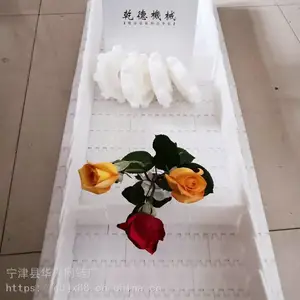 圆孔塑料链板输送带A大连圆孔塑料链板输送带厂家规格定制