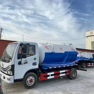 国六东风吸污车 小型养殖场化粪池5吨吸污车
