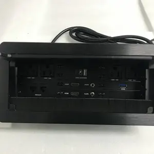 金视JS-Z300 type-c口 65W充电 快充桌面插座 隐藏式插座 翻盖式插座