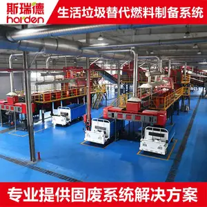 斯瑞德生活垃圾制备系统 陈腐垃圾破碎机SRF替代燃料制备系统