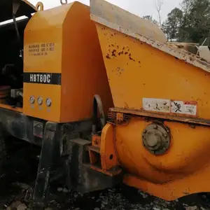 云南楚雄武定建筑工地桥梁混凝土砼输送泵地泵包月出租租赁