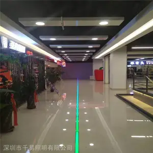 发光线性灯带 LED地砖灯 人行道地面埋地照明灯