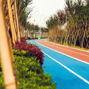 彩色透水混凝土地面 多年施工经验 海绵城市建设品牌