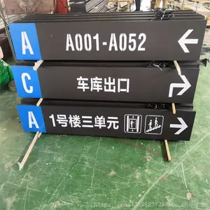 地下车库龙门灯箱 停车场综合指示灯箱 楼栋指示双面灯箱 行车指示灯箱吊牌 电梯楼梯发光灯箱制作厂家