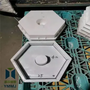 六棱形护坡模具 源茂水渠工程护坡模具 护坡混凝土预制模具