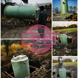 专用生产优质一体化泵站,污水泵站直径1000-4200,可现场定制
