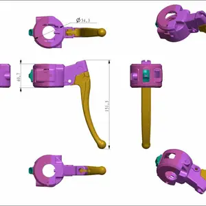 ���Ͻ������ ��ͭ���� ���ܳ��ֳ�����ͼ STLתSTPʵ��ͼ proe���