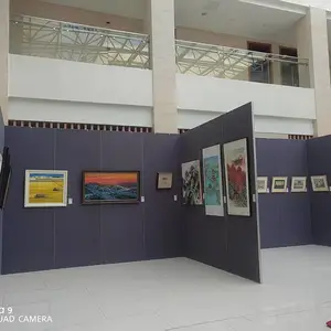 上海画展无缝展示板租赁安装