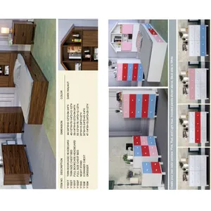 阿德屋卧室套装床床头柜梳妆台五斗柜板式家具厂家
