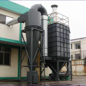 河南洛阳旋风除尘器机械加工厂安装案例