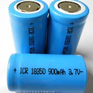 INR18350 3.7V 800mAh 智能冲牙器圆柱锂电池 高容量柱式电池
