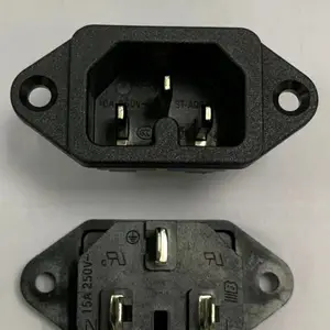 插座开关之BEJ贝尔佳ST-A08-002L-B-Y8A 品字尾三芯立式势态电源插座