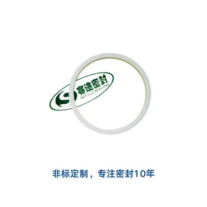 白色 PTFE 密封圈 半导体、化工、制药强腐蚀管路耐高低温密封件