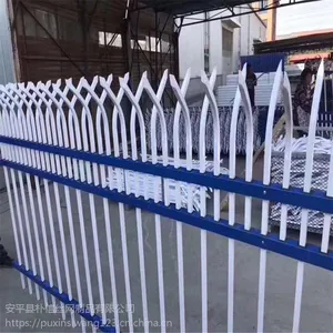 现货三横梁锌钢护栏 小区铁艺围栏 隔离网