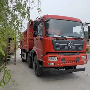 东风6.5米前四后四工程翻斗车,国六东风天锦6x2自卸车270报价