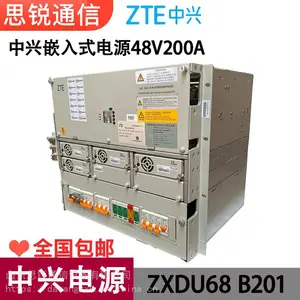 中兴ZXDU68B201嵌入式电源48V200A高频通信直流电源系统5G交转直开关电源9U