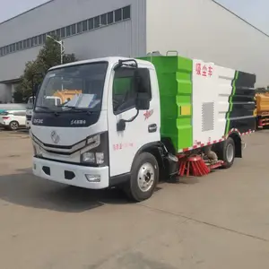国六东风多利卡6方吸尘车，水泥厂、煤厂吸灰车