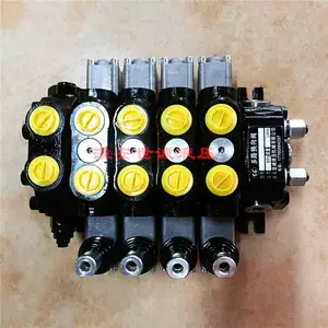 飞涛随车吊多路换向阀DCV60/5SMT液压分配器手动六联阀