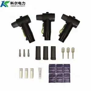 科尔10KV欧式插拔头 可触摸带屏蔽后接头JBK-15-630A欧式肘型头