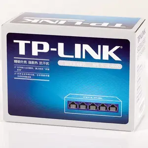 TP-Link TL-SF1005D百兆5口交换机4口网线分线器分流器交换器100M
