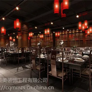 重庆火锅店装修设计 专业餐饮连锁装修设计