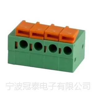 弹簧式接线端子、PCB端子台、GT142R、冠泰电子、焊板式连接器