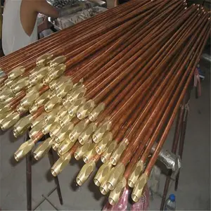 昌顺 长效防腐 铜包钢接地棒 尖头锥形钢棒 接地针 镀铜接地极