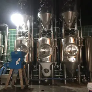 云南酒馆2000升自酿鲜啤酿酒设备 小型精酿啤酒设备经营模式