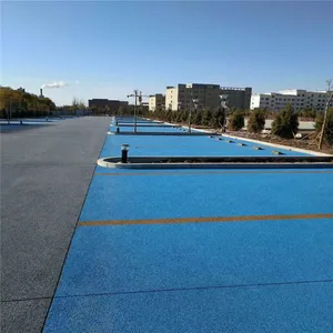 露骨料透水地坪 彩色透水混凝土 透水砼 透水地坪路面施工工程材料供应 胶粘石地坪