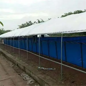 帆布水池养虾养鱼帆布鱼池 养水蛭养蚂蟥帆布池帆布水槽
