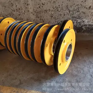 钢丝绳吊钩滑轮 钢板轧制滑轮 出口滑轮