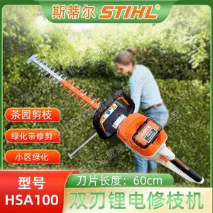 STIHL˹�ٶ�HSA100˫���ֳ�ʽ�����﮵��԰��֦���̻���֦��