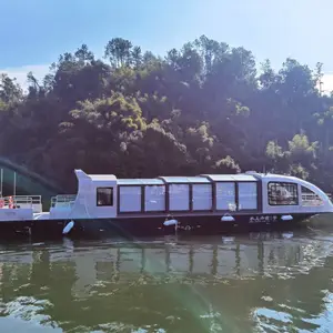 船 观光船 游览船 游乐船 画舫船 摇橹船 复古 现代 景区游乐 景点游玩 亲子 团建 研学 内河 内湖 景区 纯电/机动