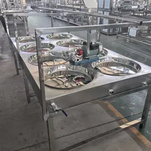 圆盘豆皮机 可按需定制 不锈钢蒸汽式提供技术腐竹生产线