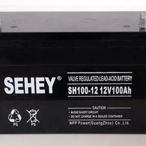 西力蓄电池12V100AH SEHEY SH100-12蓄电池 铅酸免维护 UPS蓄电池