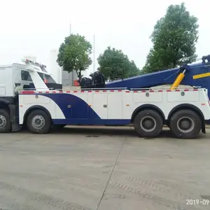 重型清障车 重汽豪沃前后八拖车 重型拖车