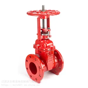 市政污水处理用闸阀 软密封过水闸阀 江苏沃乐维