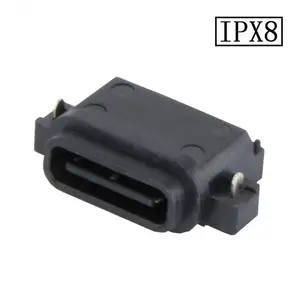 16PIN ��ˮTYPE Cĸ�� ,����1.65mm����ˮ�ȼ�IPX8�����ˮȦ