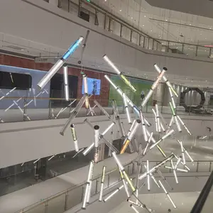大型商场空中装饰中庭吊饰商场开业美陈店庆中厅发光吊饰创意定制 夏桐厂家