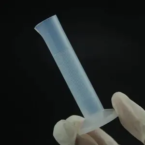 FEP量筒透明可视刻度酸碱高温清洗不沾附痕量分析