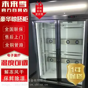 北京烤鸭晾鸭柜风冷烧鸭风干保湿保鲜柜挂鸭冷藏展柜鸭胚晾胚间定做
