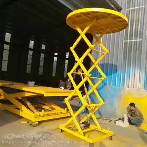 �����綯������̨ ����Һѹ������ Բ��չ������Ħ�г���תչ̨