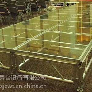 6061-T6 玻璃舞台 组装迅速的安全舞台